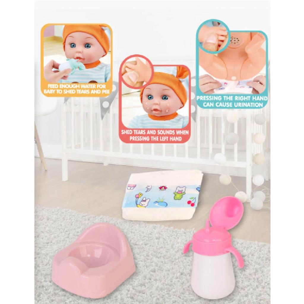  Interactive Baby Doll with Care Accessories Playset